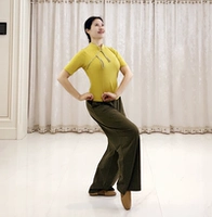 2023 New Genday Sun Dance Plaza Dance Yellow River Water через верхнюю часть моего дома, брюки, этническая танцевальная одежда