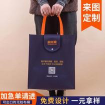 Customize non-woven fabric handbag eco-friendly bag portable bank Multi-color bag shopping bag Inlogo real estate bag