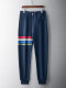 Tb sweatpants ຄລາສິກສໍາລັບຜູ້ຊາຍແລະແມ່ຍິງ, ວ່າງຝ້າຍບໍລິສຸດສີ່ແຖບສີ່ແຖບບາດເຈັບແລະກິລາກາງເກງຂາຍາວສໍາລັບພາກຮຽນ spring ແລະດູໃບໄມ້ລົ່ນ