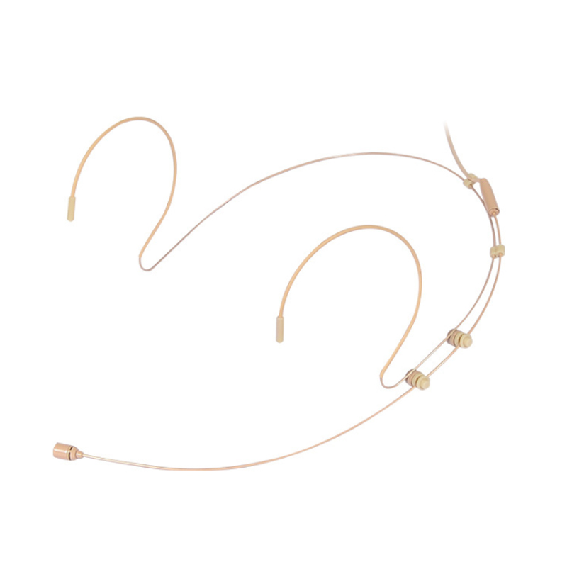 Stage performance three or four-pin wireless skin-colored head-mounted host transmitter microphone binaural hanging microphone