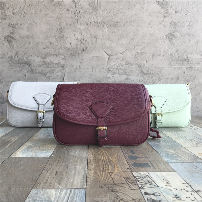 Foreign trade factory export regret single original single cut standard clearance leather big brand same style messenger bag soft leather messenger bag women's bag