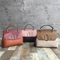 Exit Factory Yu Shan Special cabinet Lower shelf Remorse Cut of the new headlayer Bull Leather Fashion Handbag Genuine Leather Satchel Satchel