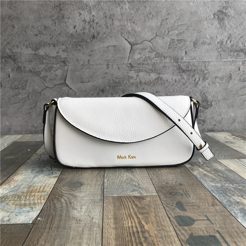 Small fresh foreign trade export brand factory clearance processing top layer cowhide baguette bag all-match underarm messenger bag