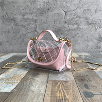Small Fresh Foreign Trade Export Factory Discount Repentant Clear Warehouse Special Price Fashion Light Jelly Bag Mini Chain Bag