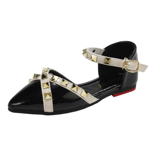 Осенние детские туфли, наряд маленькой принцессы для кожаной обуви с заостренным носом, 2023, в корейском стиле, в западном стиле