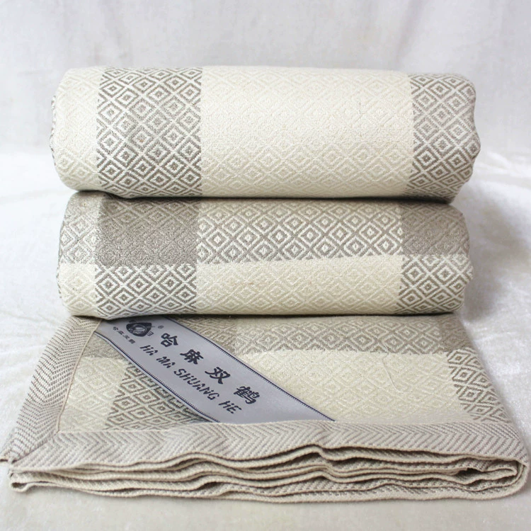 Hama đúp cẩu hàng hóa nhà máy cũ 100% lanh mat dày 1,6 * 2,1 m ghế máy lạnh mát mẻ thở đặc biệt - Thảm mùa hè chiếu trúc tăm 1m8x2m