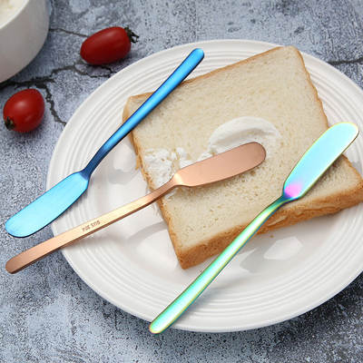 304 stainless steel butter spreading knife, cheese spreading knife, jam bread cheese spreading knife, thickened butter knife