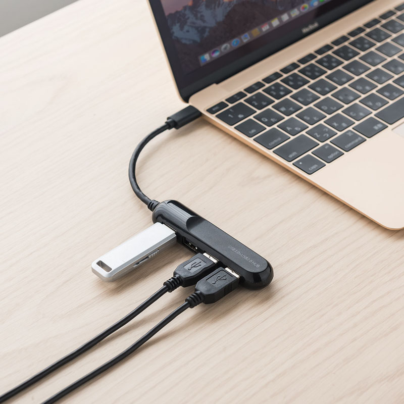 Japan SANWA high-speed splitter usb3 0 extender plug one drag four hub Type-c multi-port HUB expansion dock multi-port typec extension u disk mobile phone converter power