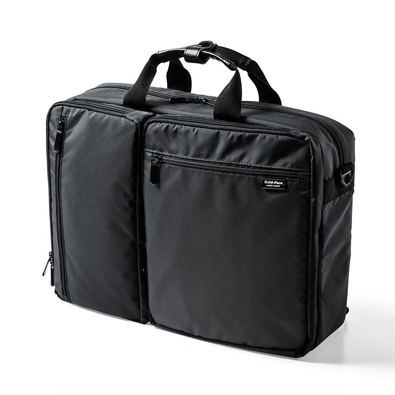 Japanese Sanwa Lightweight Laptop Bag, Hand-Held/Single/Double Shoulder 3-Way Lightweight Nylon Business Men's Backpack