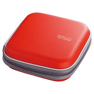 Japan SANWA Hard Shell CD Pack Disc Box Disc Storage Bag Earthquake Resistant 24 36 48 Tablets High Quality EVA Non-Toxic