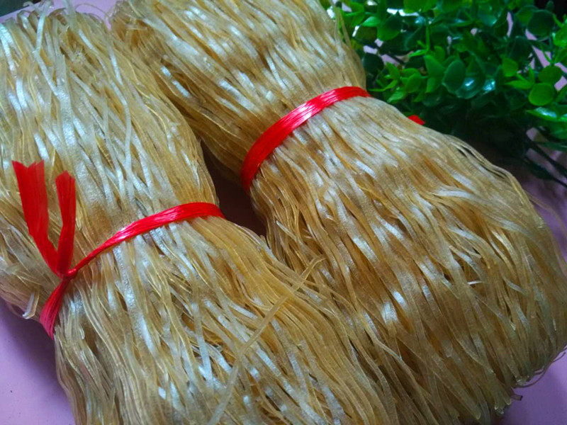 2 pieces of Chaoshan Huey to powder sign 500g pure sweet potato powder strips of sour spicy pink ground melon fine silk-Taobao