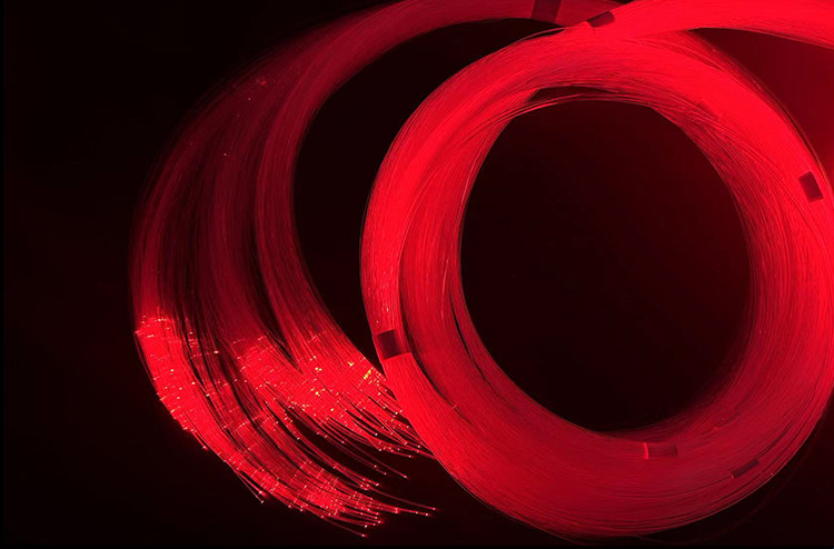 12V two-color flashing same color meteor machine car star sky top modification LED car all over the sky star fiber light source device