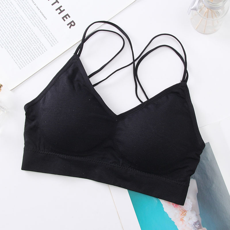 DeGalen vẻ đẹp lại đồ lót womens thể thao vòng thép miễn vest áo ngực thu thập cô gái undescaed mỏng ngực bọc trong ngực.