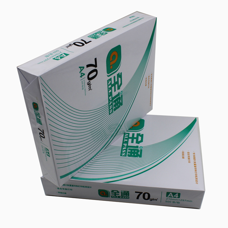 All-pass a4 copy copy giấy 70g a4 copy copy Giấy in văn phòng 80G bột gỗ giấy trắng