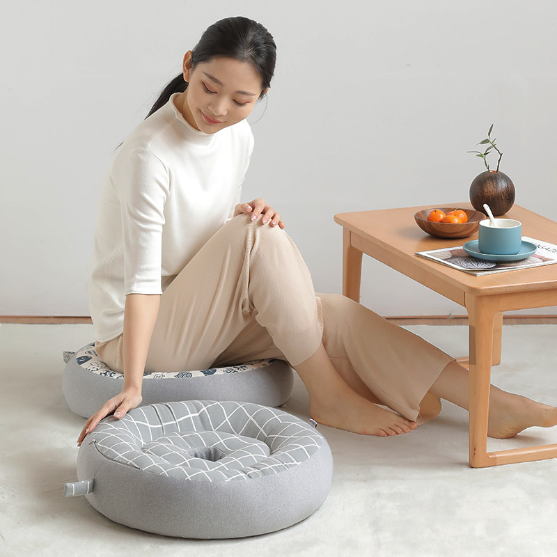 Padding on kneeling cushion for meditation mat Japanese cushion lazy floor sitting on tatami mat