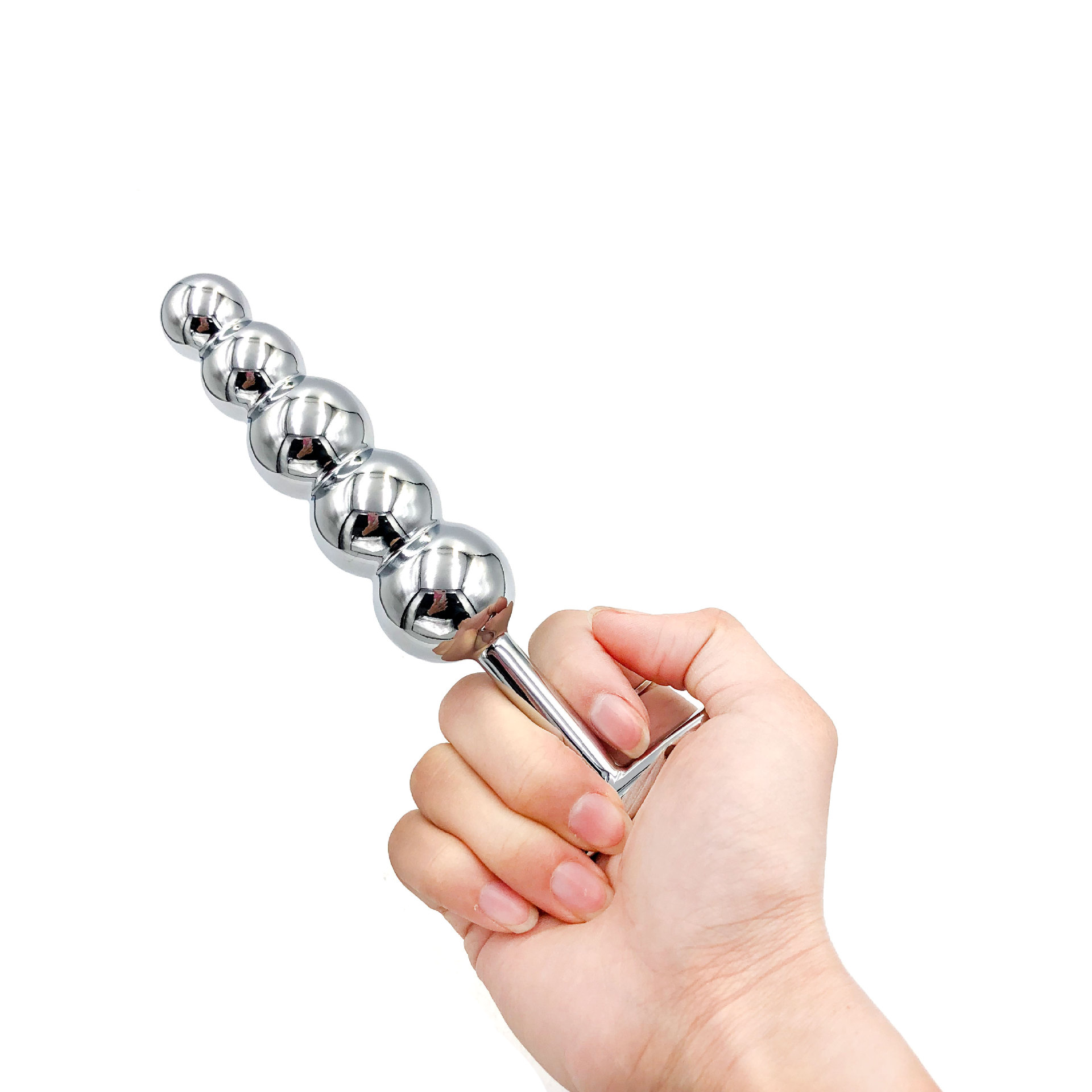 Black Emperor Alloy Anal Bolt Tree Flower Metal Anal Serb Ball after the Family Toys with SM Sex Props