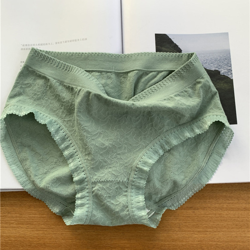 Seamless Modale Panties Girl girl Breathable Comfort Medium Cashew Lady Silk Crotch Pure Color Bag Hip Triangle Pants