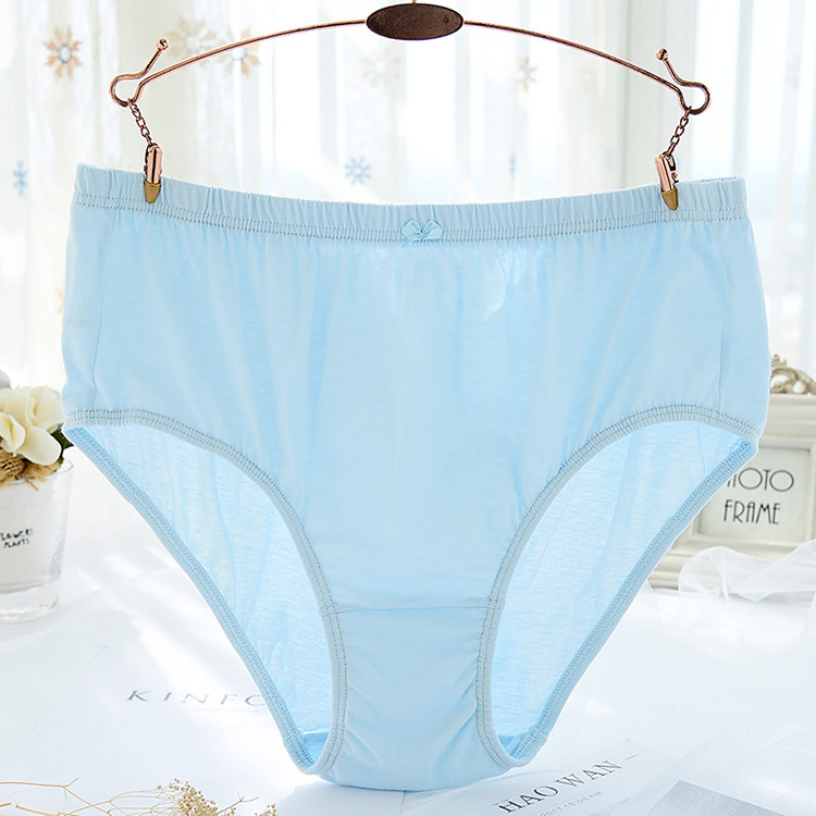 Ưu đãi đặc biệt Bướm Anfen mẹ đồ lót nữ cotton thoải mái eo cao kích thước lớn tuổi trung niên chất béo mm100% quần cotton nữ quần lót đúc su