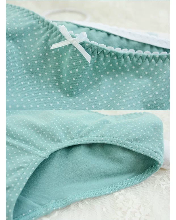 Quần lót nữ cotton bướm Anfen cotton gợi cảm gói sóng hip boxer eo đáng yêu thoáng khí quần nữ