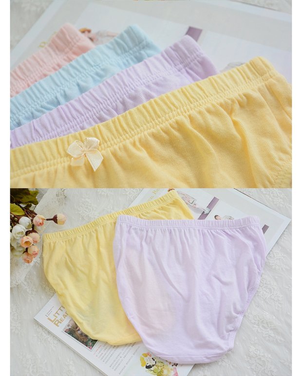 Bướm Anfen cotton đồ lót nữ cao eo 100% cotton thoải mái giữa eo nữ tam giác xác ướp quần thoáng khí quan lot nu dang dui