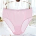 Ưu đãi đặc biệt Bướm Anfen mẹ đồ lót nữ cotton thoải mái eo cao kích thước lớn tuổi trung niên chất béo mm100% quần cotton nữ quan lot giay Eo cao