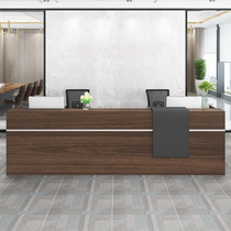 Company front desk simple and modern real estate agency desk education and training institution front desk bar desk kindergarten front desk