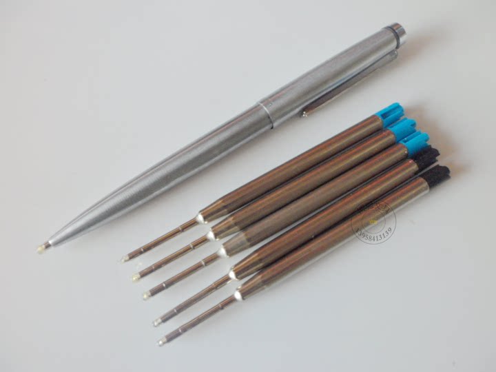 Classic old stainless steel press 50 model ballpoint pen student practice word metal writing tool office stationery