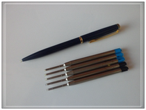 Classic old metal color Rod Press 50 model ballpoint pen student calligraphy metal writing tool office