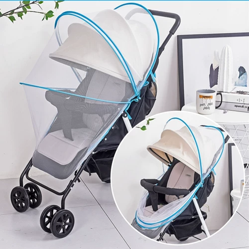 Детская коляска, универсальная москитная сетка с зонтиком
