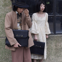 ZGUI paper ghost original retro men Business hand carry computer poor bag British Hand bag horizontal briefcase