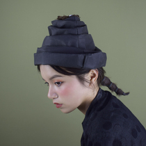 ZGUI paper ghost original design Kraft Paper Birds Nest Hat personality witch hat female hat male fisherman hat beggar hat tide tide