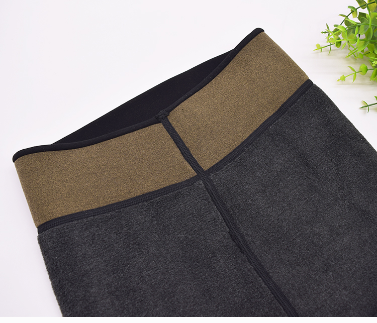 Du Baili cộng với quần legging nhung dày mùa đông 500 g lạc đà xuống quần mùa thu và mùa đông ấm một vớ vớ bếp 1865 tất trắng