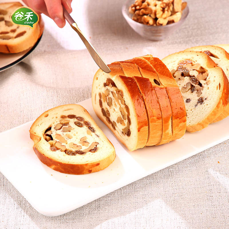 Borodino 800g Gu Helieba Russian loaf of authentic walnut raisin nut snack