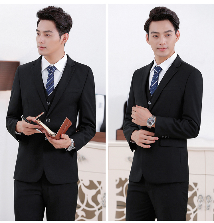 Bộ vest vest nam phù hợp với giới trẻ và trung niên là điêu khắc quần phù hợp chuyên nghiệp chú rể phù hợp nhất áo nam đẹp