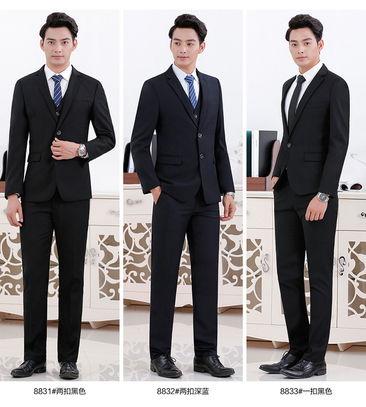 Bộ vest vest nam phù hợp với giới trẻ và trung niên là điêu khắc quần phù hợp chuyên nghiệp chú rể phù hợp nhất áo nam đẹp