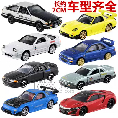 多美頭文字d藤原拓海豐田ae86合金車模型r32涼啓介fcfd3s三菱evo