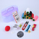 Treasure box sewing box small sewing kit student dormitory set home hand sewing sewing hand tools multifunctional