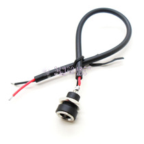 DC5 5-2 1 female power outlet DC12V female line DC5521dc5 5-2 5mm