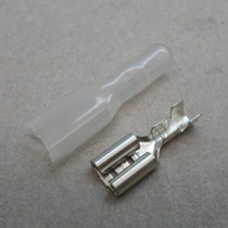 Plug-in wiring cold-pressed terminal copper plug-in 4 8 plug spring terminal and sheath female connector plug Spring