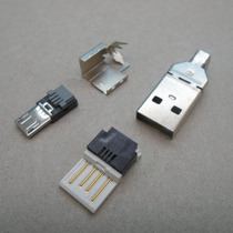 USB A male puncture DIY male MICRO plug pressing wire non-welding male head Android MIUCRO