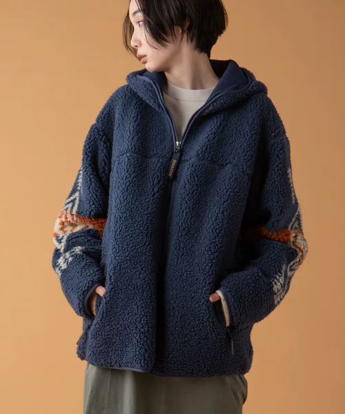 [Японский покупатель PENDLETON Boa Zip Hoodie ]