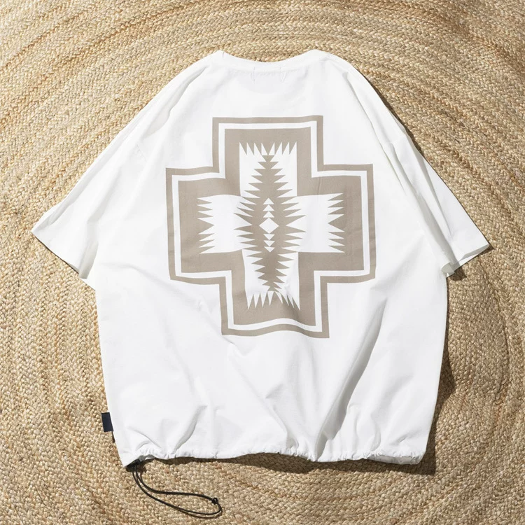 Японский закупщик PENDLETON FREAK'S STORE PENDON водопоглощение быстрая сушка футболка с коротким рукавом на шнурке