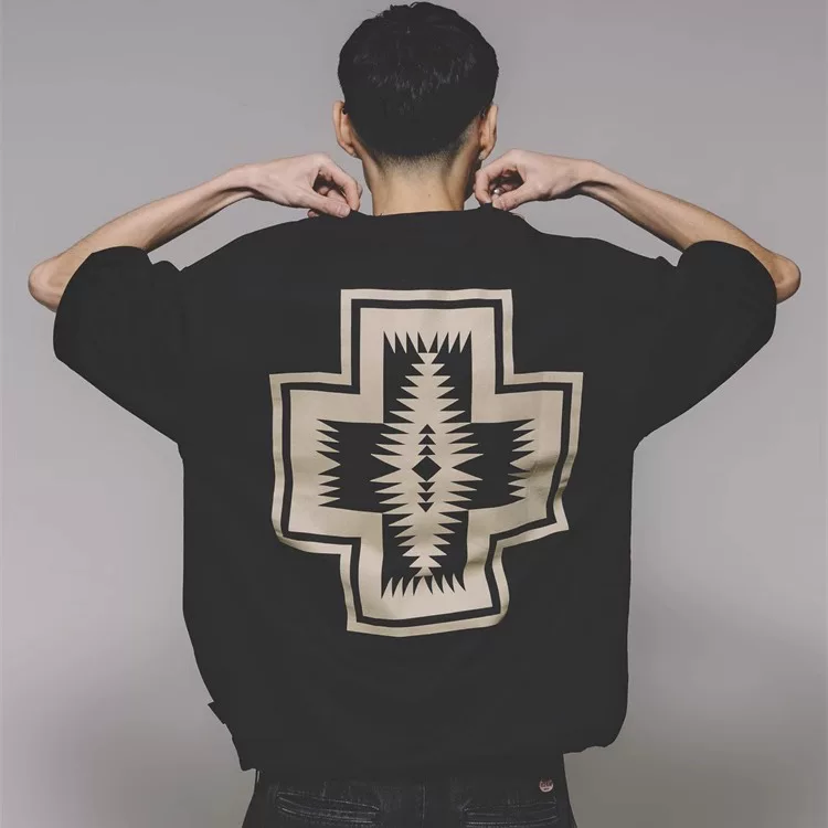Японский закупщик PENDLETON FREAK'S STORE PENDON водопоглощение быстрая сушка футболка с коротким рукавом на шнурке