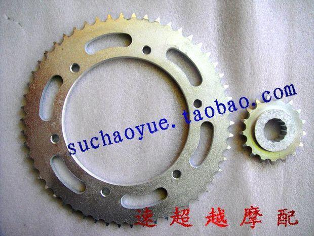 Phụ kiện xe máy CBR250 19 428 Kích thước bánh răng Cranksets Chuỗi bánh trước và sau 	nhông cam xe máy	