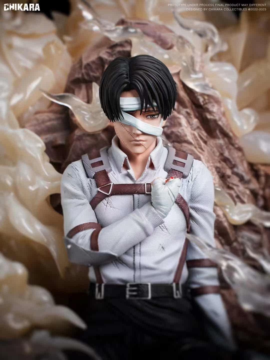 CHIKARA Studio Attack on Titan Levi·Ackerman Resin Statue DX Ver