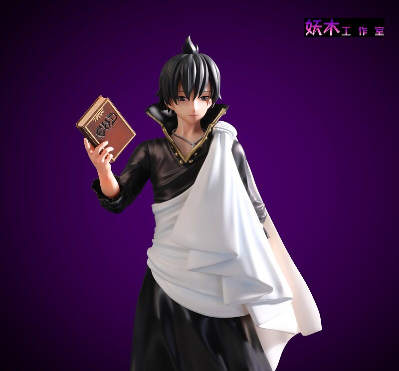 ツキ(ΦωΦ)神。様 Demon wood Studio Fairy Tail Zeref·Dragneel Resin Statue