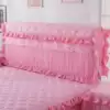 Princess lace all-inclusive bed head cover Bed head cover padded dust cover Princess wind leather bed head cover thickened cloth soft bag