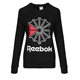 Reebok STARCRESTCREWNECK ໃຫຍ່ LOGO ແຂນຍາວແມ່ຍິງ sweatshirt pullover 4713