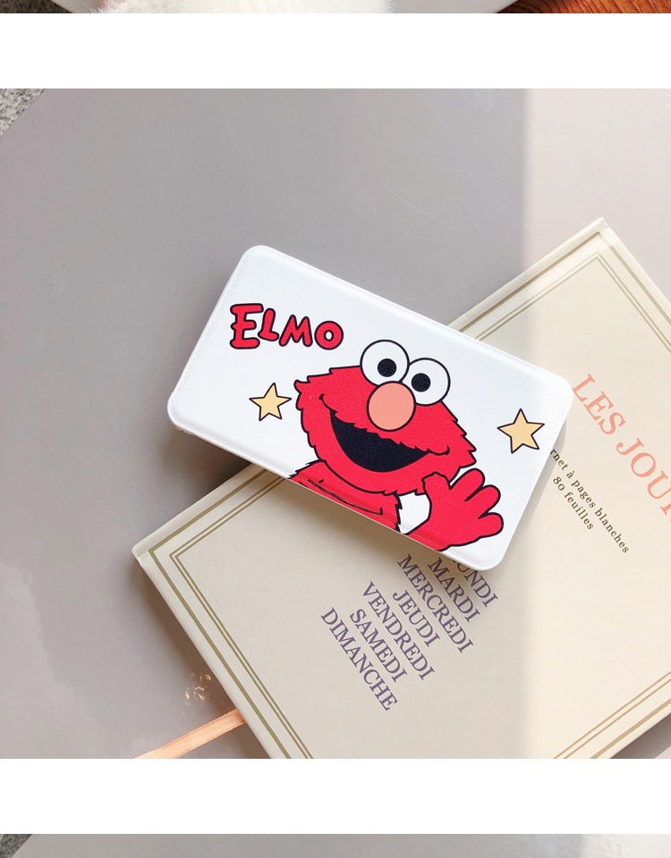 Phim hoạt hình dễ thương Sesame Street Sạc Apple Apple Xiaomi Điện thoại di động Huawei oppo phổ biến điện thoại di động đi kèm với dòng - Ngân hàng điện thoại di động sạc dự phòng đa năng