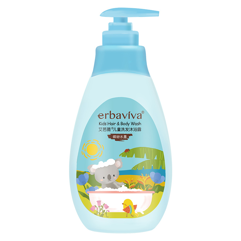 Choose 2 pieces of Abavi Children's Bath 2 in 1 (colorful fruit) 200g boys and girls to bathe